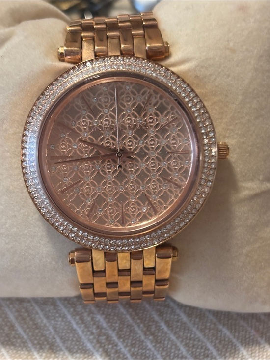 Michael Kors Accessories - Michael Kors Rose Gold Crystal-Accent Women's Watch model #MK3399